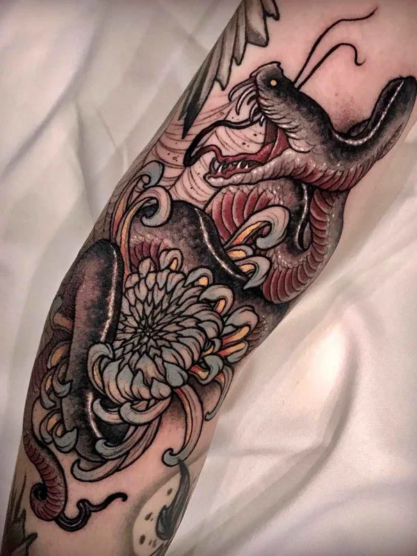 color japanese 纹身 在 forearm #9677 | 纹身师 Varo Tattooer