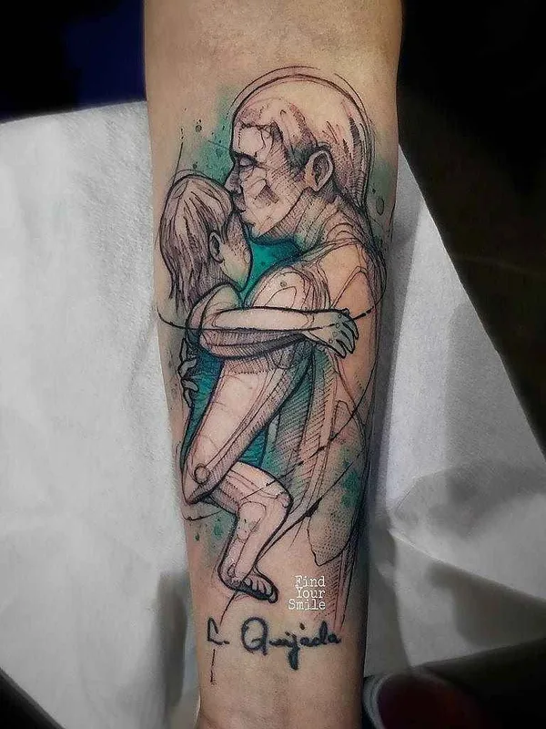 color sketch tattoo on forearm #10083 | Tattoo Artist Russell Van Schaick