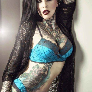 🔥 Горячие фото, портфолио модели  #9460 Тату модель Makani Terror