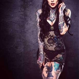 🔥 Горячие фото, портфолио модели  #9430 Тату модель Makani Terror