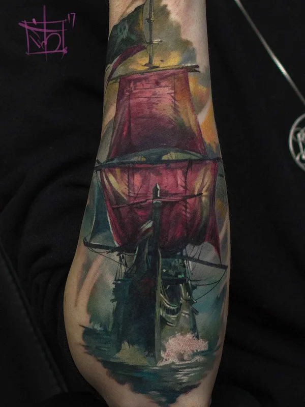 color realism 纹身 在 forearm #10137 | 纹身师 Тимур Денисенко