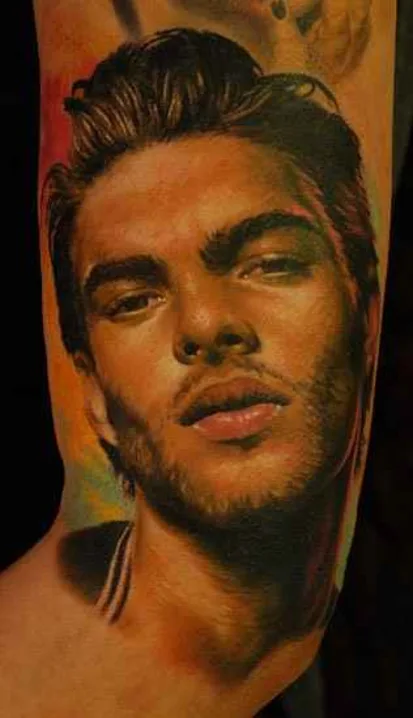 male color realism tattoo on forearm #8505 | Tattoo Artist Ден Яковлев