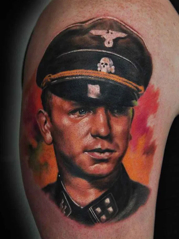 color realism tattoo on shoulder #8504 | Tattoo Artist Ден Яковлев