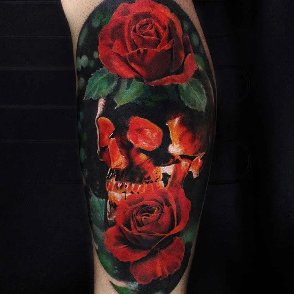 Tattoo artist Monica Marino color and black&grey portrait realism tattoo | Germany