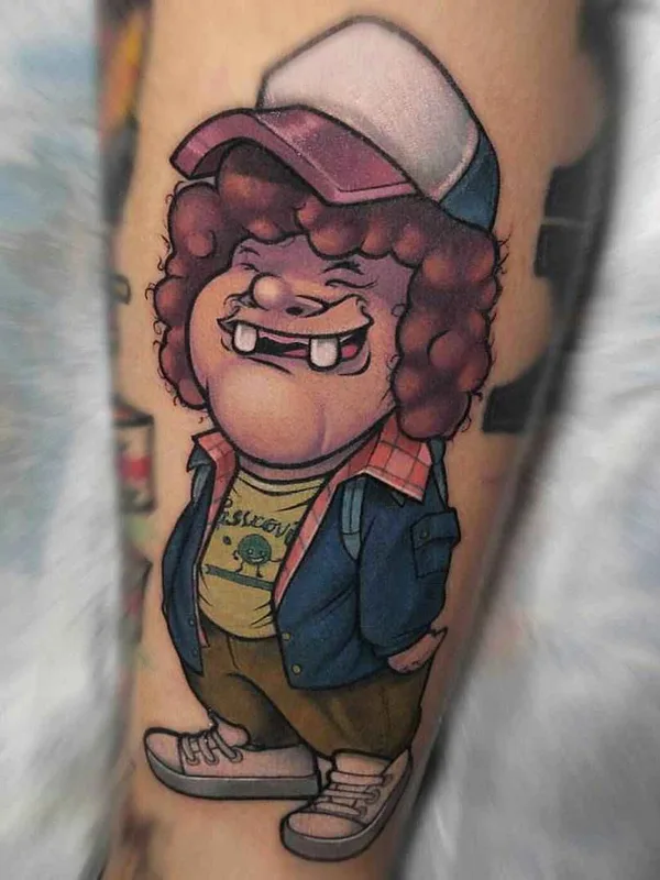 color cartoon tatuaje en forearm #17771 | Tatuador Thom Bulman