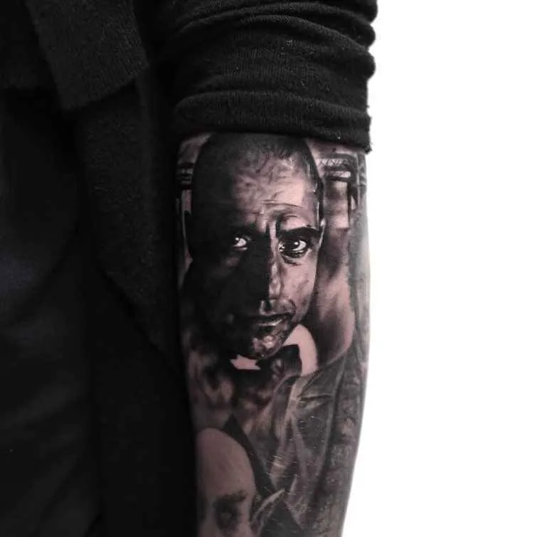 Tattoo artist Adrian Lindell black&grey portrait and abstract tattoo realism | Stockholm, Sweden