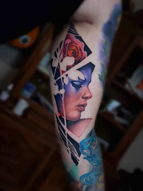 female color realism татуировка на forearm #17290 | Тату мастер Артем Савельев