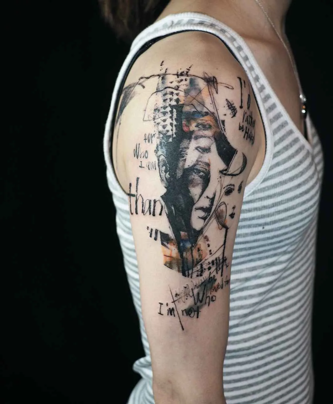 Tattoo artist NADi black e color authors sketch tattoo | Coreia