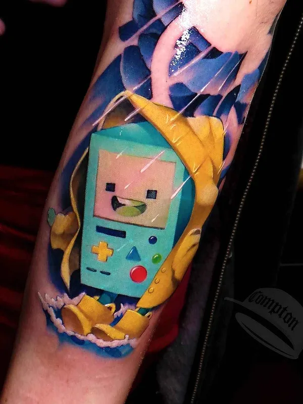 color cartoon татуировка на forearm #17193 | Тату мастер Steven Compton