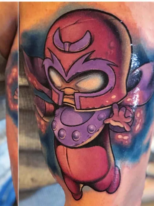 color cartoon tatuaje en forearm #17774 | Tatuador Thom Bulman