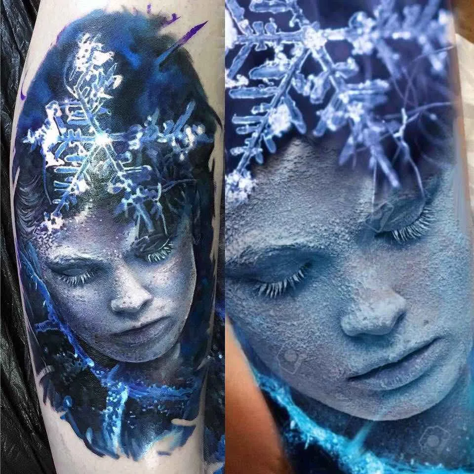 Tattoo artista Maksims Zotovs color authors tattoo realism | Riga, Latvia