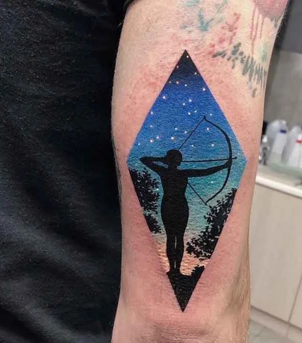 color illustrative 纹身 在 forearm #17277 | 纹身师 Daria Stahp