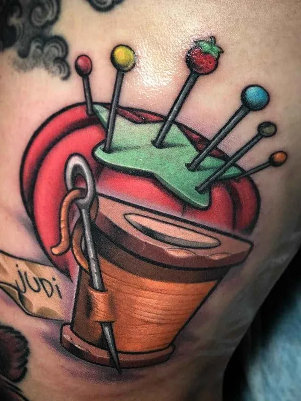 color traditional tatuaje en forearm #17773 | Tatuador Thom Bulman
