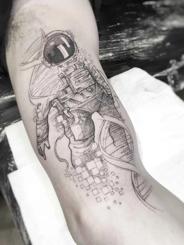 black and grey sketch Tatuaggio su forearm #17446 | Tatuatore William Marin