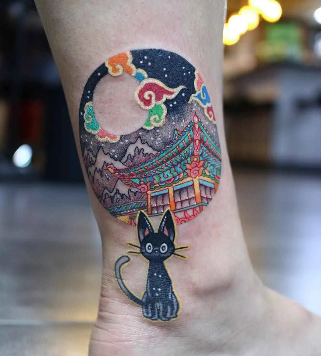 Artista del tatuaggio Pitta, tatuaggio tradizionale coreano, stile autore | Seoul, Corea del Sud