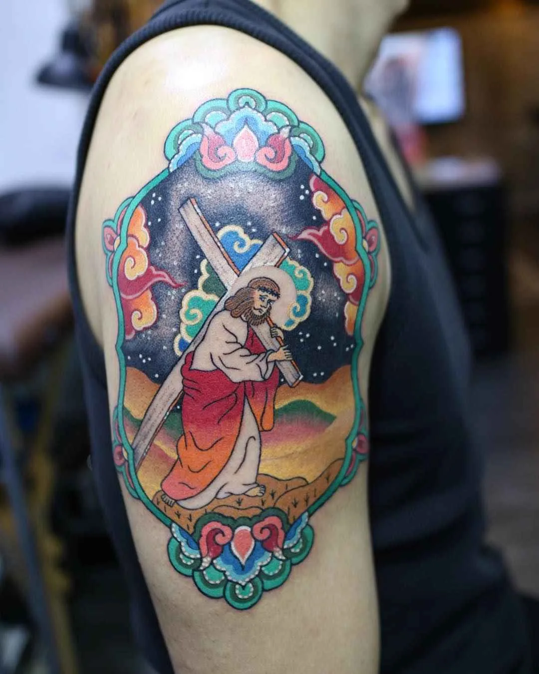 Artista del tatuaggio Pitta, tatuaggio tradizionale coreano, stile autore | Seoul, Corea del Sud