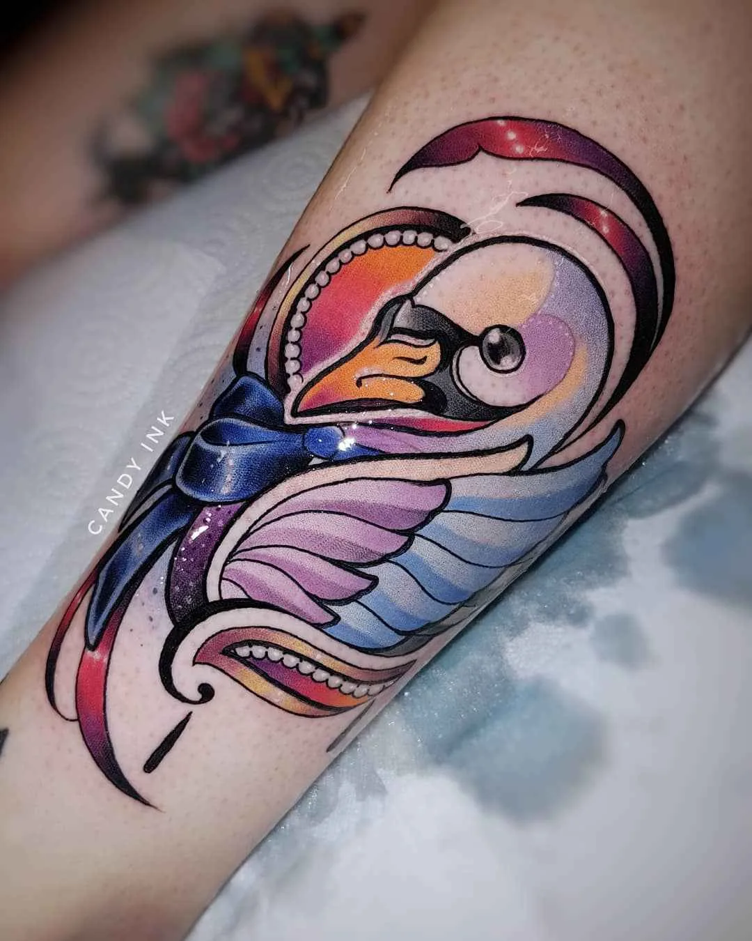 Tatuador Laura Konieczna, estilo de tatuagem de cores autorais neo-tradicional | Polônia