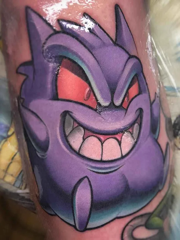 color cartoon tatuaje en forearm #17772 | Tatuador Thom Bulman
