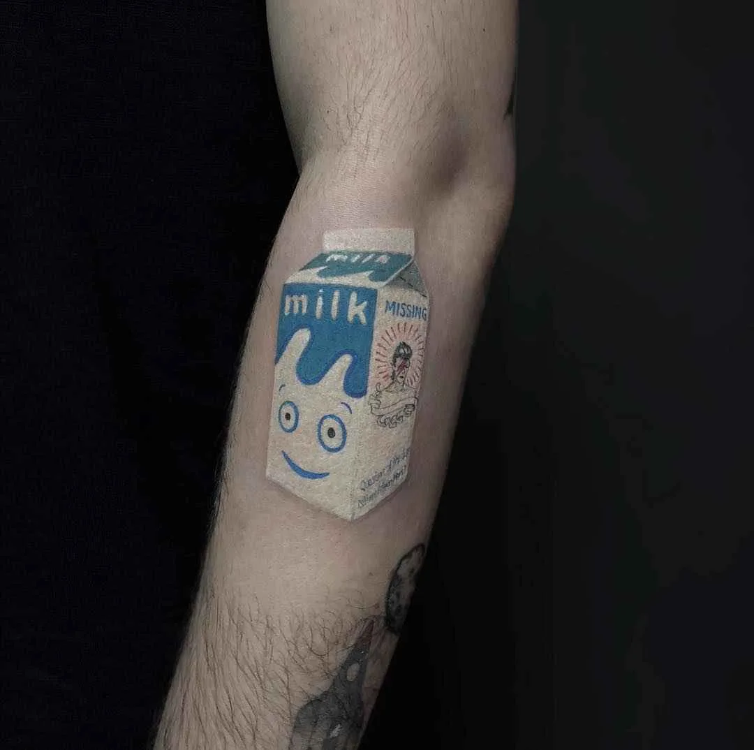 Tattoo artist Serkan Demirboga authors color and black tattoos, watercolor, sketch, minimalism | Turkey