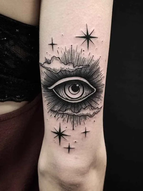 female black blackwork tattoo on forearm #17334 | Tattoo Artist Thomas Eckeard