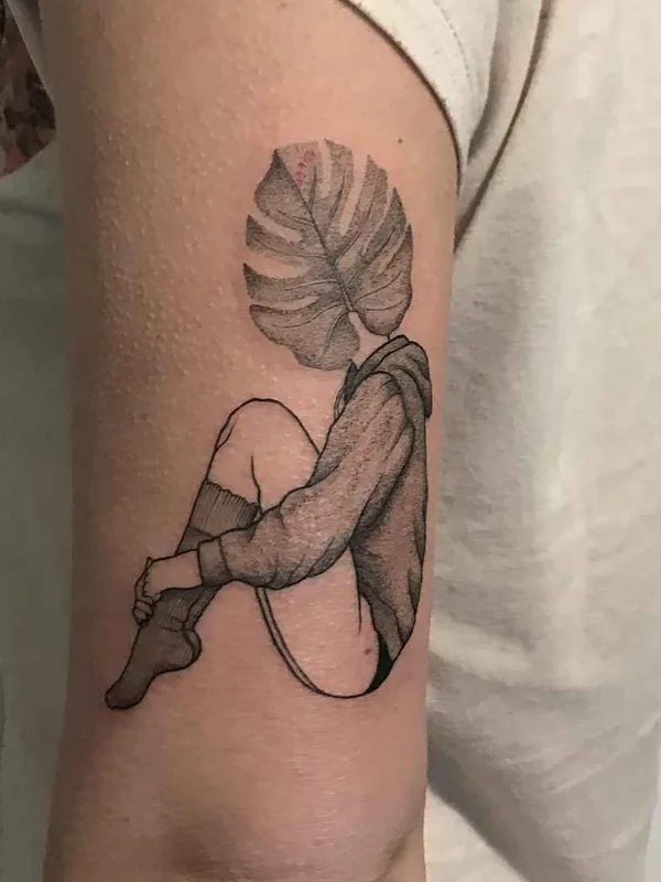 black and grey illustrative Tatuagem em forearm #17249 | Tatuador Anna Neudecker