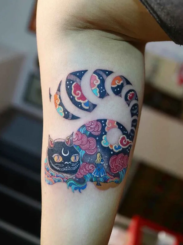 color illustrative татуировка на upper arm #17907 | Тату мастер Pitta