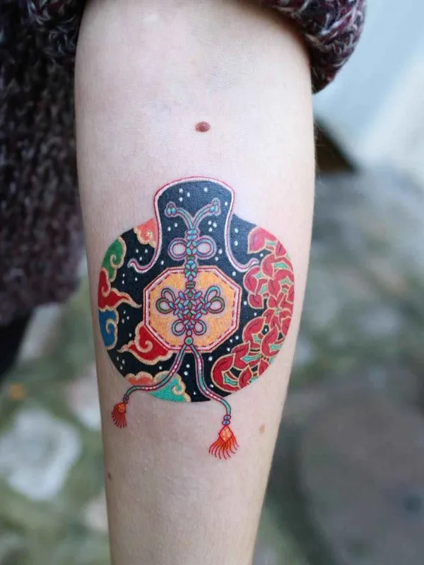 color ornamental татуировка на forearm #17904 | Тату мастер Pitta