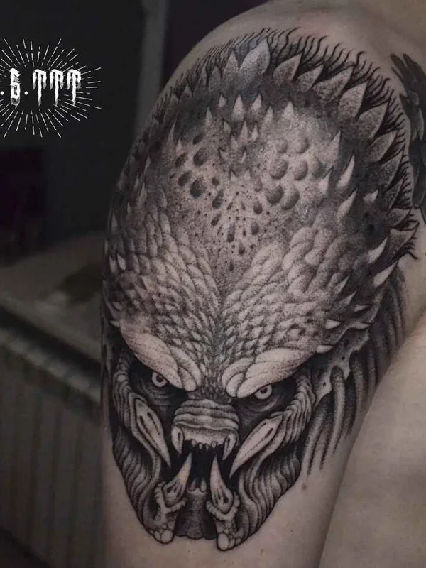 black and grey realism Tatuagem em shoulder #17862 | Tatuador Клим Шахнин