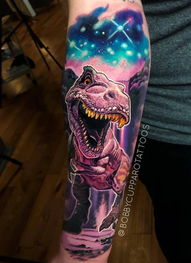 12 powerful tattoos in color abstract realism by Bobby Cupparo