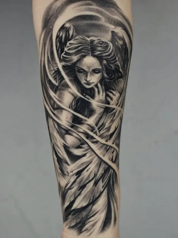 black and grey realism Tatuagem em forearm #28906 | Tatuador Denis Pokazanoff