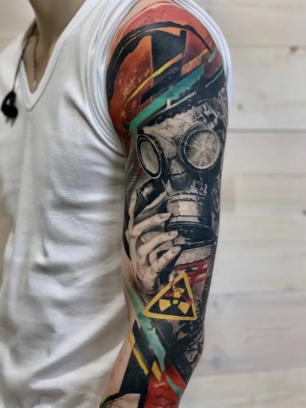 color realism Tatuagem em full sleeve #28914 | Tatuador Denis Pokazanoff