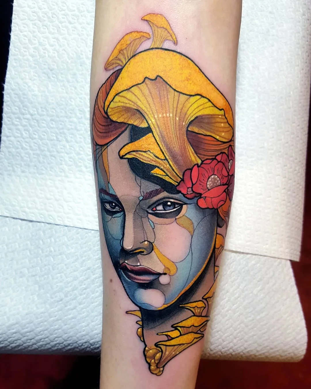 Tattoo artist Nicola Nik The Rookie Rinaldi, color authors style neo traditional tattoo | Italy