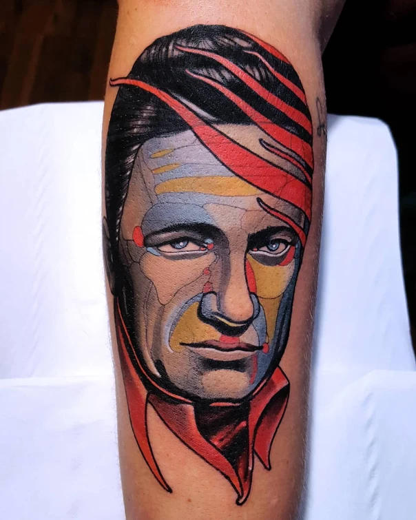 Portrait Face, Portrait tattoo on Forearm