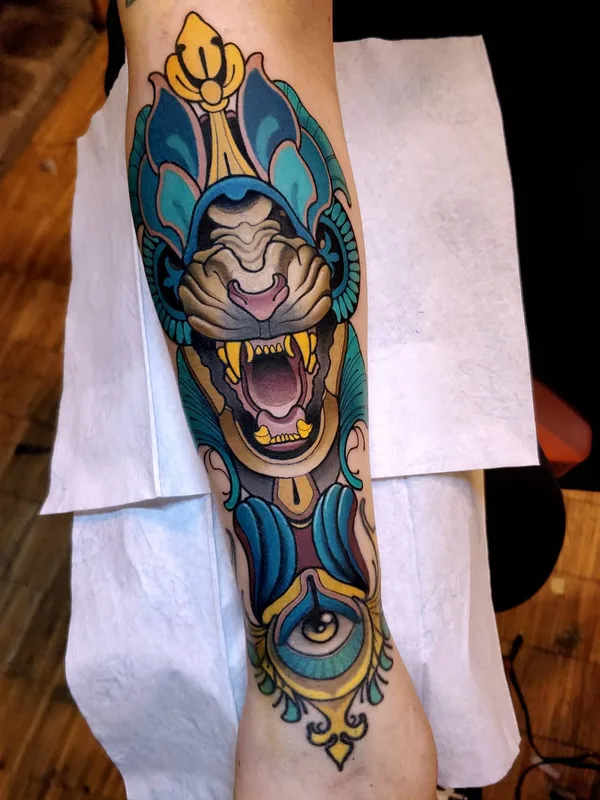 color neo traditional 타투 부위 forearm #28979 | 타투이스트 Nicola Nik The Rookie Rinaldi