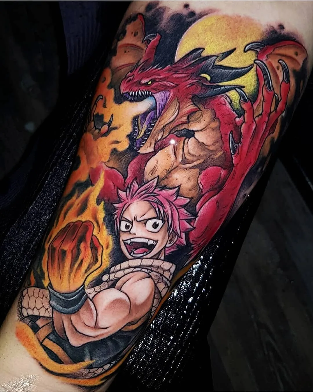 Tattoo artist Toni Angar, bright color crazy new school tattoo | Spain