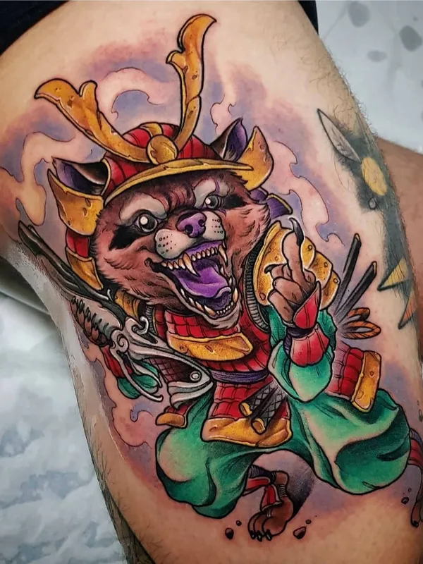 color japanese Tatuagem em thigh #29187 | Tatuador Toni Angar