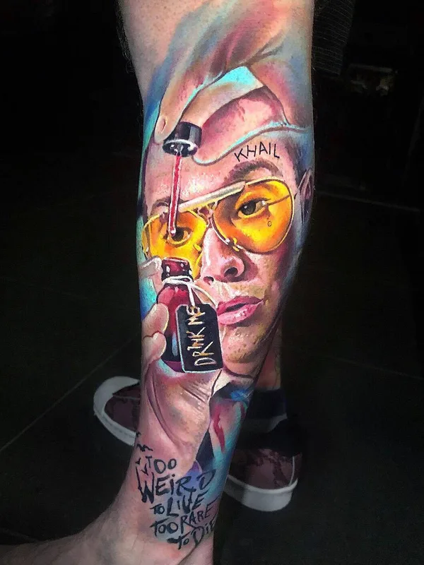color realism 纹身 在 calf #29354 | 纹身师 Khail Aitken