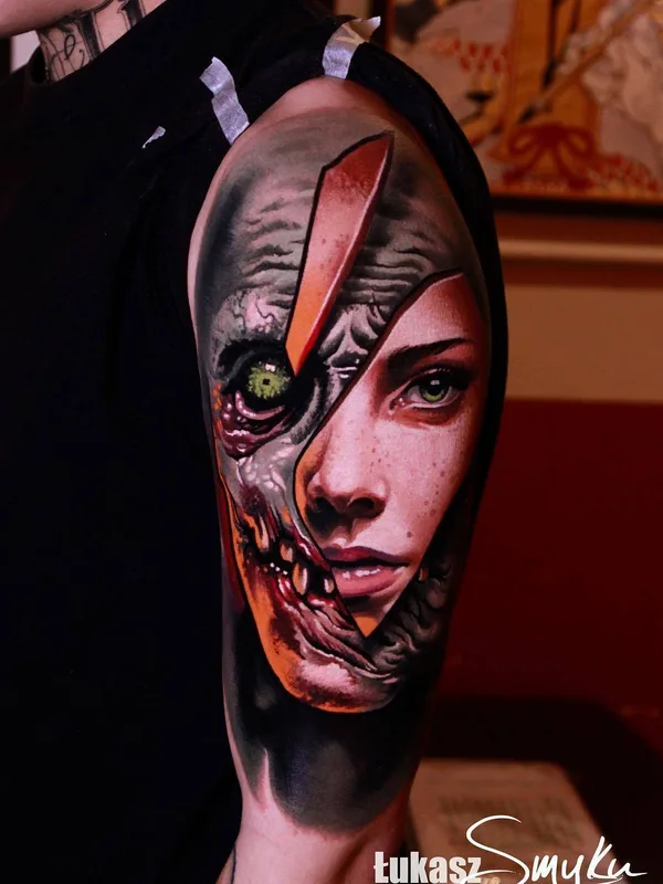 color realism Tatuagem em upper arm #29370 | Tatuador Lukasz Smyku