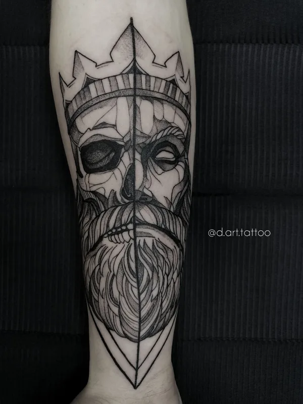 black blackwork tattoo on forearm #35503 | Tattoo Artist Дмитрий D.Art