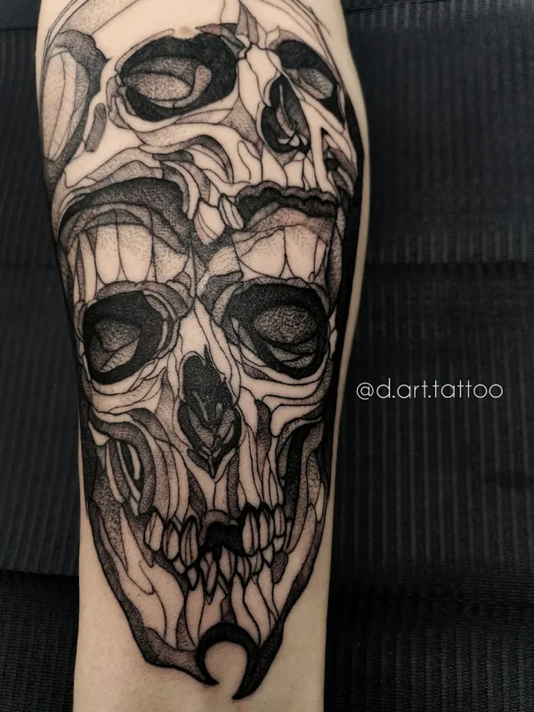 black blackwork tattoo on forearm #35509 | Tattoo Artist Дмитрий D.Art