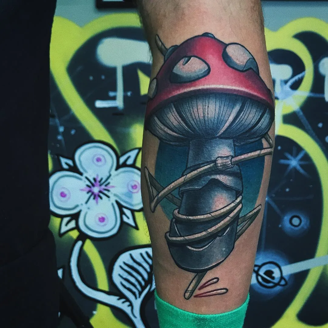 Tattoo artist Eugene Mnxtr, color neo traditional tattoo | Minsk, Belarus