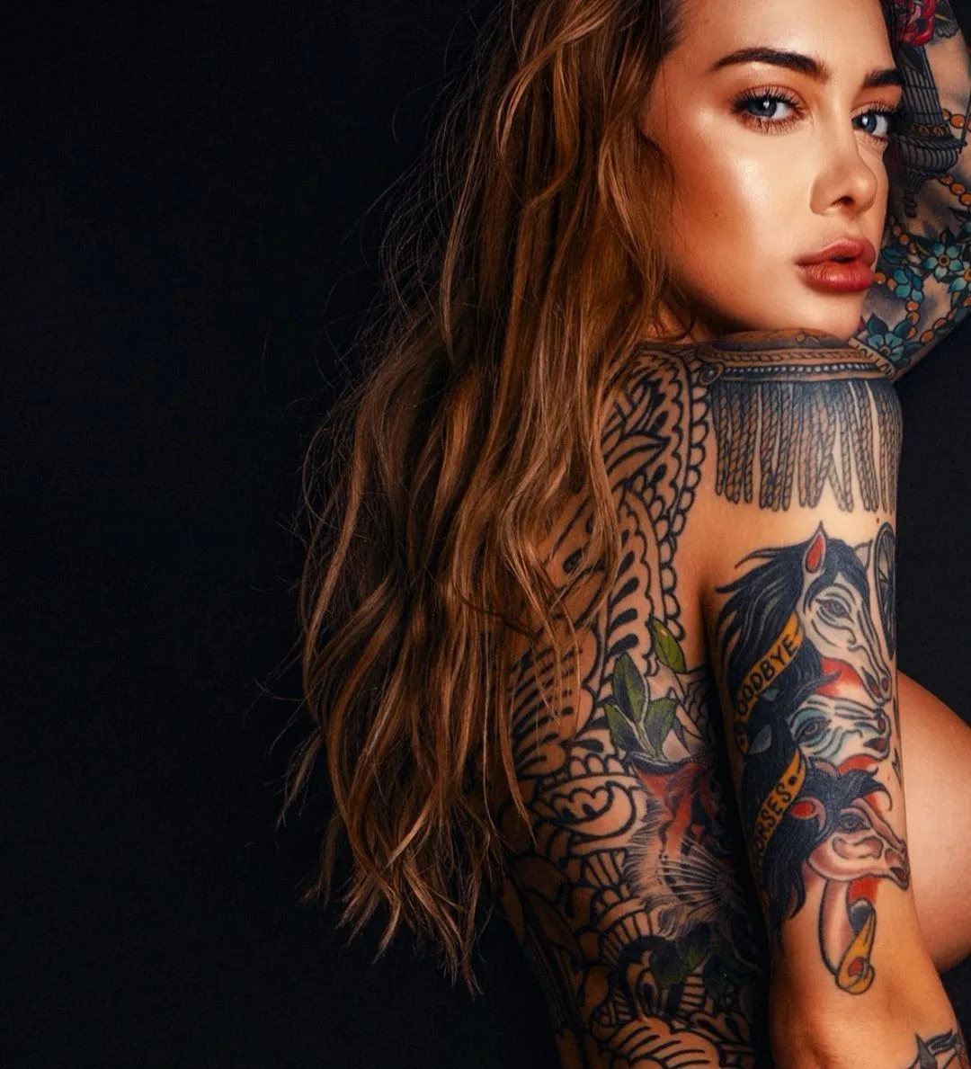 Tattooed model Selina semc, alternative photo model | United Kingdom
