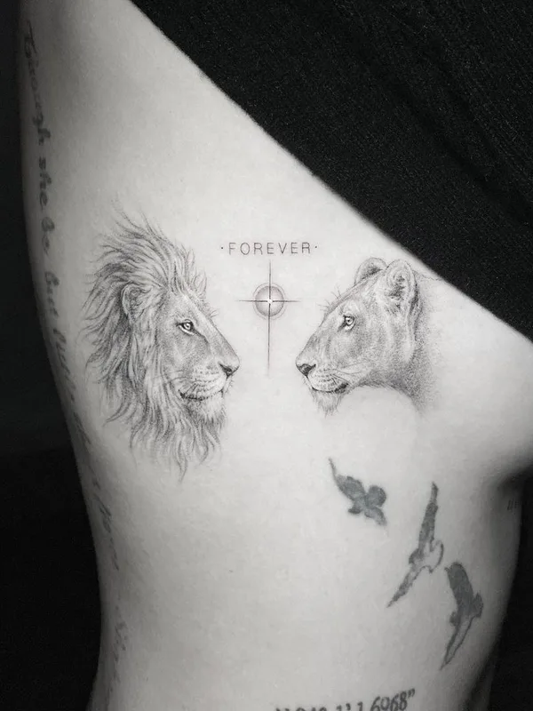 black and grey realism tattoo on ribcage #38775 | Tattoo Artist MR.K / Sanghyuk Ko