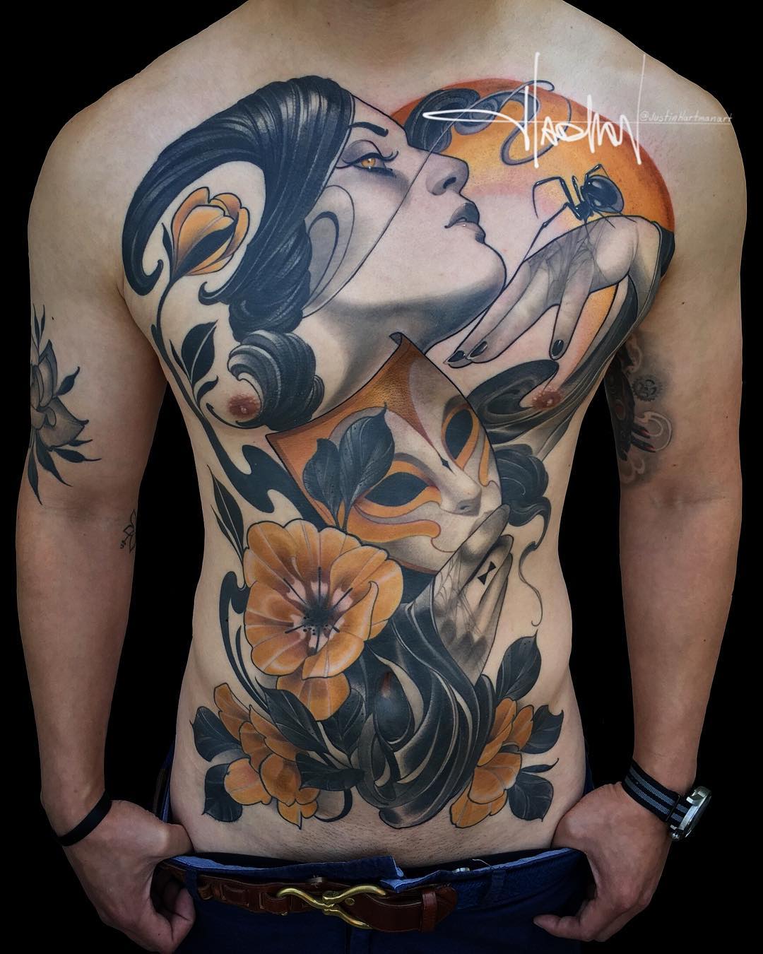 Tattoo artist Justin Hartman USA