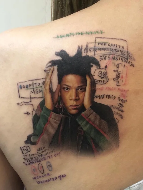 color illustrative Tatuagem em shoulder blade #38815 | Tatuador Ellyn
