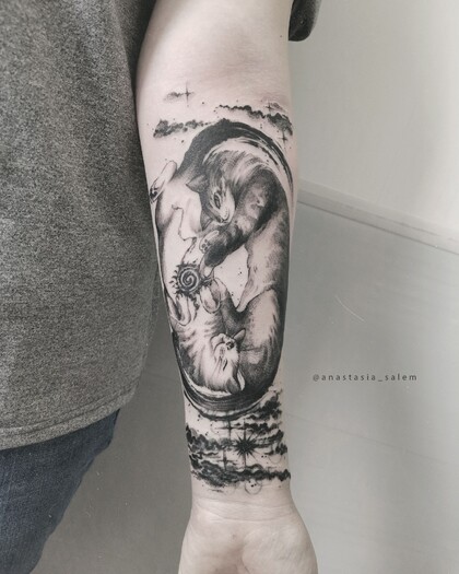 Тату эскиз #38843 Тату мастер Anastasia Salem