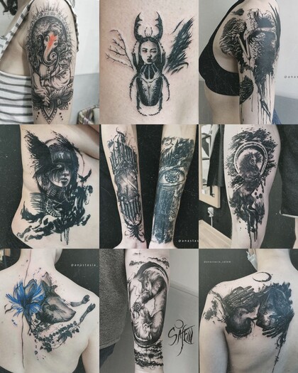 Тату эскиз #38867 Тату мастер Anastasia Salem