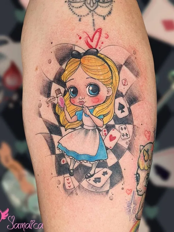 color illustrative Tatuaggio su forearm #38909 | Tatuatore Jamaica Corridori