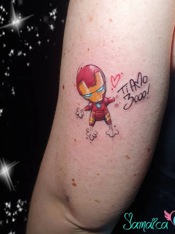 color cartoon Tatuaggio su upper arm #38908 | Tatuatore Jamaica Corridori