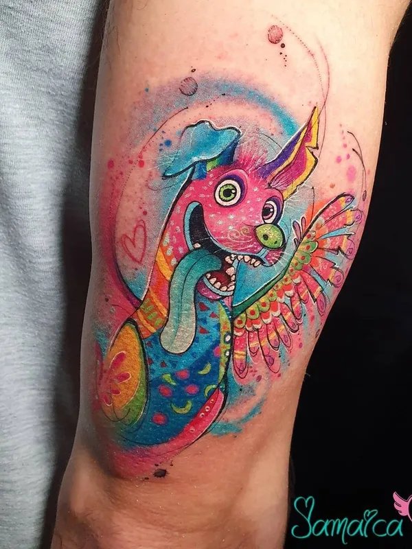 color watercolor Tatuaggio su forearm #38915 | Tatuatore Jamaica Corridori